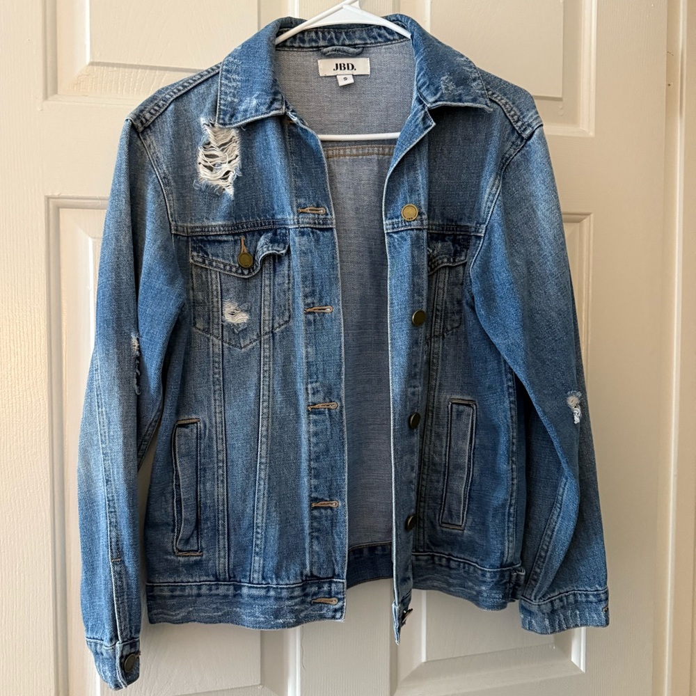 Small JBD Distressed Jean Jacket